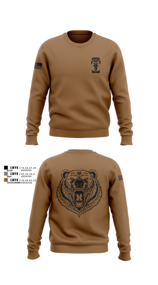 Crew Neck Sweatshirt, HQ, 309TH MI BN, , Teamtime, Team time, sublimation, custom sports apparel, team uniforms, spirit wear, spiritwear, sports uniforms, custom shirts, team store, custom team store, fundraiser sports, apparel fundraiser