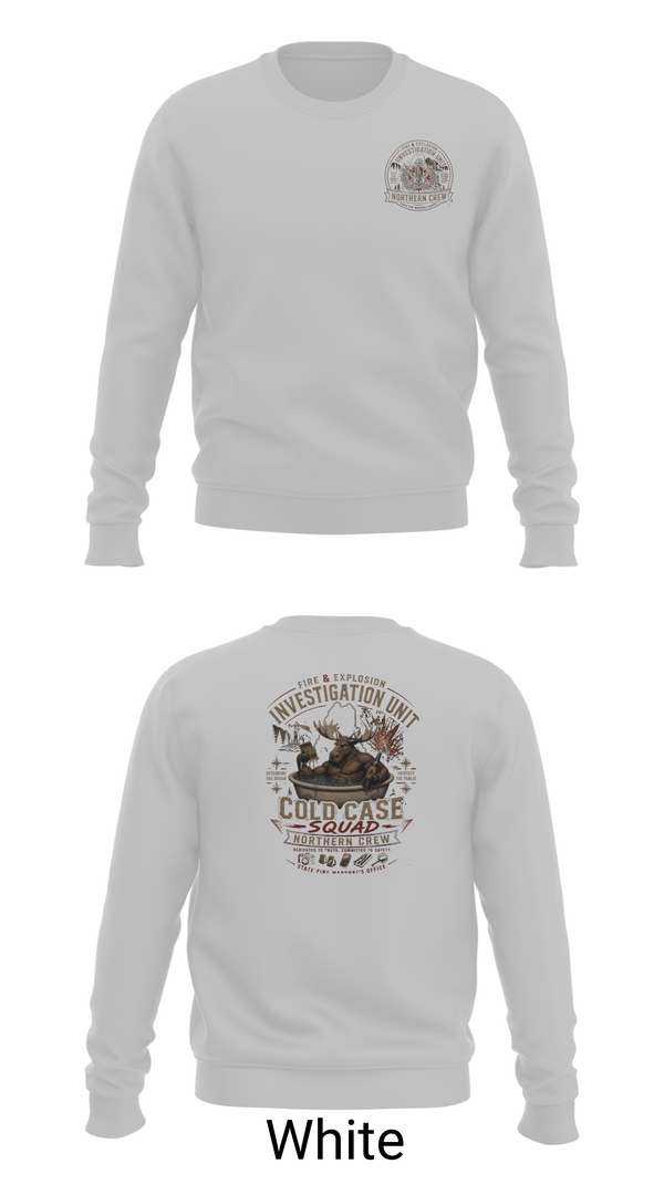 Crew Neck Sweatshirt, FMO- North, Police, Teamtime, Team time, sublimation, custom sports apparel, team uniforms, spirit wear, spiritwear, sports uniforms, custom shirts, team store, custom team store, fundraiser sports, apparel fundraiser