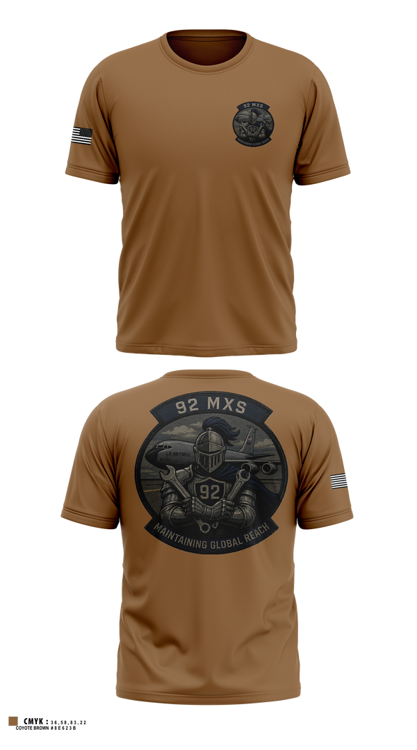 Short Sleeve Performance Shirt, 92 MXS, Air Force, Teamtime, Team time, sublimation, custom sports apparel, team uniforms, spirit wear, spiritwear, sports uniforms, custom shirts, team store, custom team store, fundraiser sports, apparel fundraiser