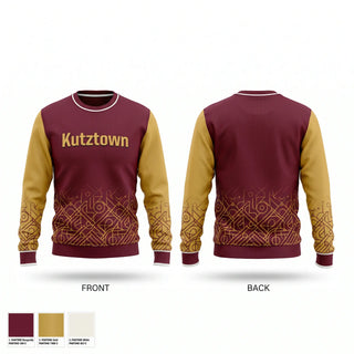 Crew Neck Sweatshirt, Kutztown, , Teamtime, Team time, sublimation, custom sports apparel, team uniforms, spirit wear, spiritwear, sports uniforms, custom shirts, team store, custom team store, fundraiser sports, apparel fundraiser