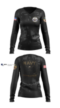 NTAG ORV 70958483 Women's Long Sleeve V-neck Shirt - 4