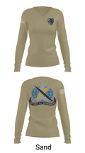743rd MI BN 75372037 Women's Long Sleeve V-neck Shirt - 97