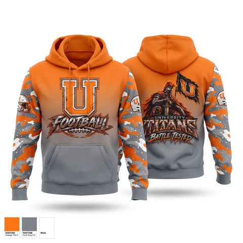 Hoodie, University Titans, Police, Teamtime, Team time, sublimation, custom sports apparel, team uniforms, spirit wear, spiritwear, sports uniforms, custom shirts, team store, custom team store, fundraiser sports, apparel fundraiser