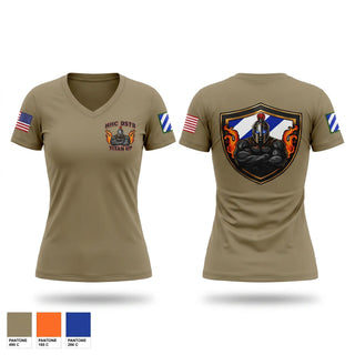 Womens Short Sleeve Vneck Shirt, HHC, DSTB, 3DSB, Army, Teamtime, Team time, sublimation, custom sports apparel, team uniforms, spirit wear, spiritwear, sports uniforms, custom shirts, team store, custom team store, fundraiser sports, apparel fundraiser