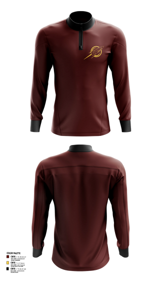 Quarter Zip Jacket, Berne Union, Track & Field, Teamtime, Team time, sublimation, custom sports apparel, team uniforms, spirit wear, spiritwear, sports uniforms, custom shirts, team store, custom team store, fundraiser sports, apparel fundraiser