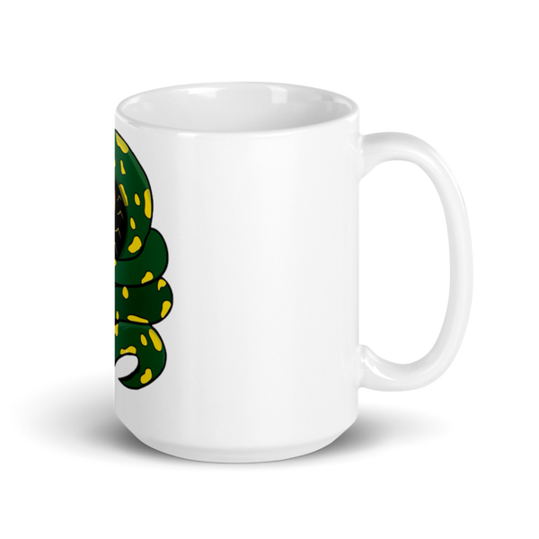 PYTHONS 34625926 White Glossy Mug - Medium