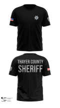 Thayer County Sheriff Short Sleeve Performance Shirt - 100