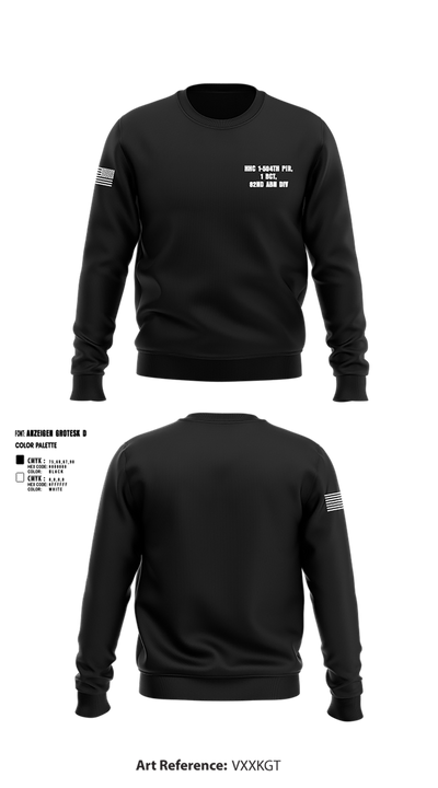 HHC 1-504TH PIR, 1 BCT, 82ND ABN DIV 37932169 Crew Neck Sweatshirt - 1