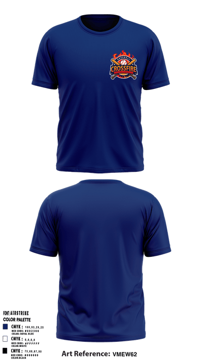 Crossfire 12u Short Sleeve Performance Shirt - 2