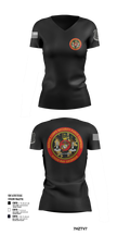 Marine Corps Security Forces Battalion 39264653 Women's Short Sleeve V-neck Shirt - 101