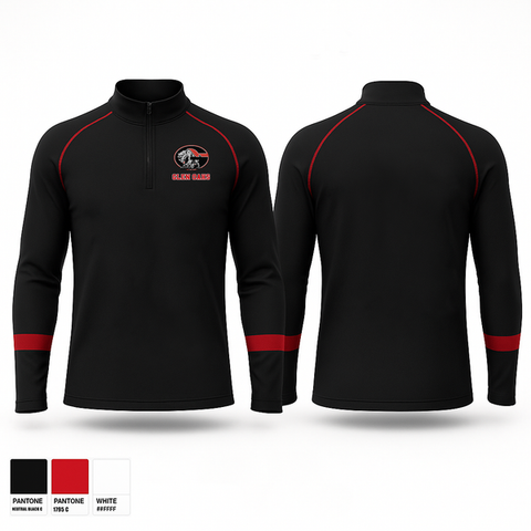 Quarter Zip Jacket, Glen oaks, Track & Field, Teamtime, Team time, sublimation, custom sports apparel, team uniforms, spirit wear, spiritwear, sports uniforms, custom shirts, team store, custom team store, fundraiser sports, apparel fundraiser