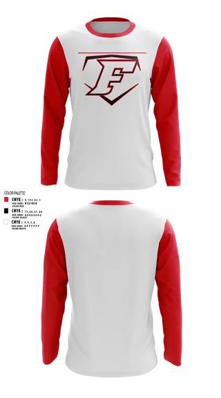 Long Sleeve Performance Shirt, Cap City Force - Gray, Softball, Teamtime, Team time, sublimation, custom sports apparel, team uniforms, spirit wear, spiritwear, sports uniforms, custom shirts, team store, custom team store, fundraiser sports, apparel fundraiser