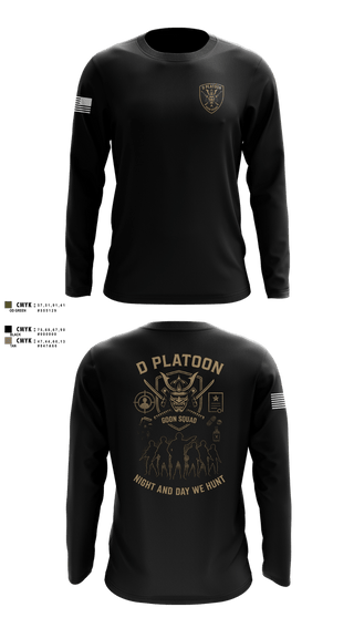 Long Sleeve Performance Shirt, D Platoon, Police, Teamtime, Team time, sublimation, custom sports apparel, team uniforms, spirit wear, spiritwear, sports uniforms, custom shirts, team store, custom team store, fundraiser sports, apparel fundraiser