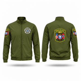 Windbreaker, CHEATHAM COUNTY SHERIFF'S OFFICE, Police, Teamtime, Team time, sublimation, custom sports apparel, team uniforms, spirit wear, spiritwear, sports uniforms, custom shirts, team store, custom team store, fundraiser sports, apparel fundraiser