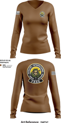 Fire Rescue Operations Group 65022293 Women's Long Sleeve V-neck Shirt - 102