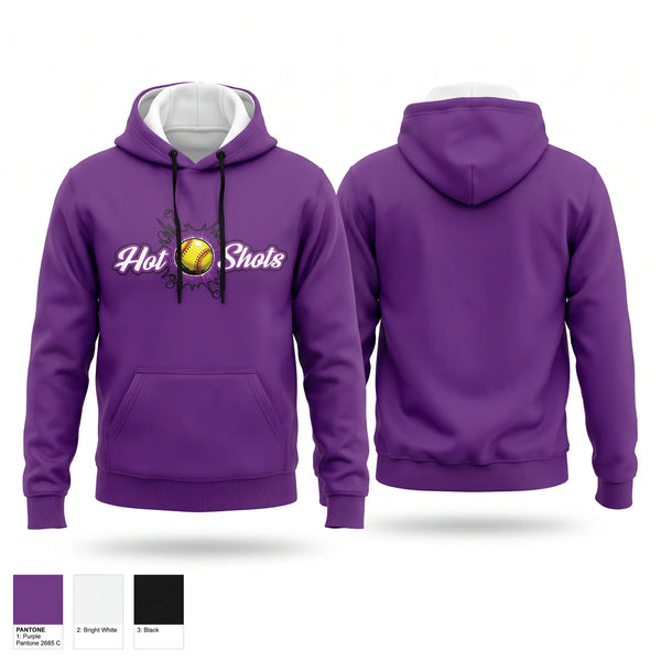 Hoodie, Hot Shot, Softball, Teamtime, Team time, sublimation, custom sports apparel, team uniforms, spirit wear, spiritwear, sports uniforms, custom shirts, team store, custom team store, fundraiser sports, apparel fundraiser