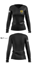 Detroit bodyguards protection unit Women's Long Sleeve V-neck Shirt - 2