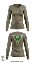 NDT-1 33736665 Women's Long Sleeve V-neck Shirt - 101