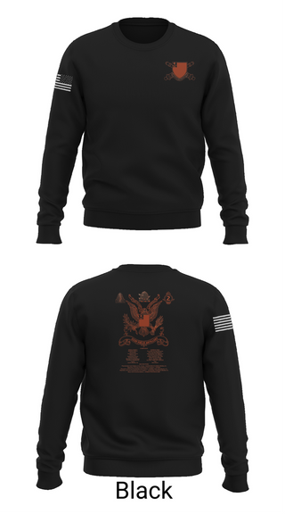 Crew Neck Sweatshirt, 2nd Battalion 222nd Field Artillery, , Teamtime, Team time, sublimation, custom sports apparel, team uniforms, spirit wear, spiritwear, sports uniforms, custom shirts, team store, custom team store, fundraiser sports, apparel fundraiser