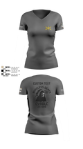 Bravo Company, 401st Cyber Battalion 75539801 Women's Short Sleeve V-neck Shirt - 7