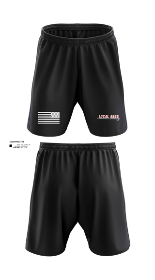 Athletic Shorts With Pockets, Local 2922, Fire Department, Teamtime, Team time, sublimation, custom sports apparel, team uniforms, spirit wear, spiritwear, sports uniforms, custom shirts, team store, custom team store, fundraiser sports, apparel fundraiser