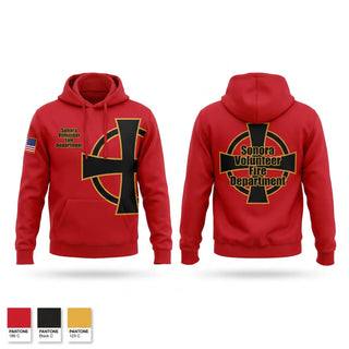Hoodie, Sonora Volunteer Fire Department, Fire Department, Teamtime, Team time, sublimation, custom sports apparel, team uniforms, spirit wear, spiritwear, sports uniforms, custom shirts, team store, custom team store, fundraiser sports, apparel fundraiser