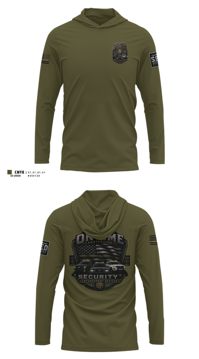 On time protection Long Sleeve Hooded Sun Shirt - 2