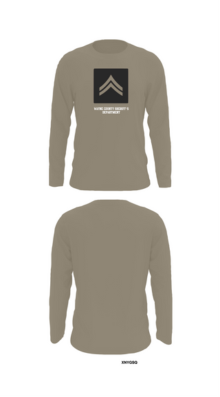 Long Sleeve Performance Shirt, Wayne County Sheriff’s Department, Police, Teamtime, Team time, sublimation, custom sports apparel, team uniforms, spirit wear, spiritwear, sports uniforms, custom shirts, team store, custom team store, fundraiser sports, apparel fundraiser