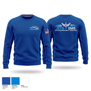 Crew Neck Sweatshirt, JETS, EMS/EMT, Teamtime, Team time, sublimation, custom sports apparel, team uniforms, spirit wear, spiritwear, sports uniforms, custom shirts, team store, custom team store, fundraiser sports, apparel fundraiser