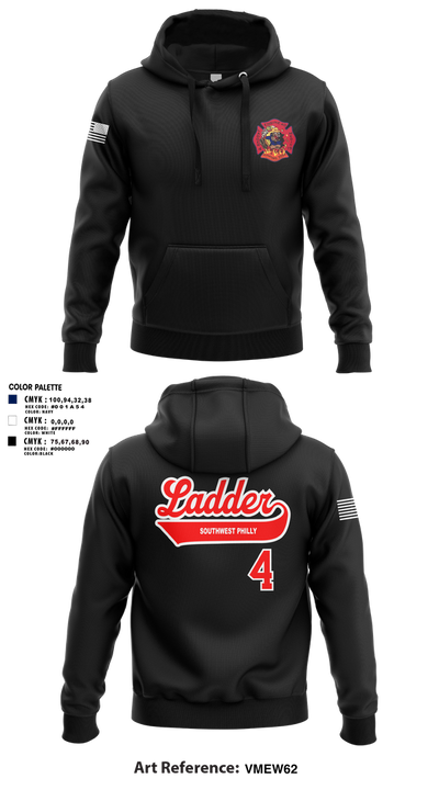 Engine 40 Ladder 4 Medic 19 58015136 Hoodie - 104