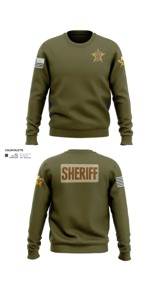 Crew Neck Sweatshirt, Hudspeth county sheriff office, , Teamtime, Team time, sublimation, custom sports apparel, team uniforms, spirit wear, spiritwear, sports uniforms, custom shirts, team store, custom team store, fundraiser sports, apparel fundraiser
