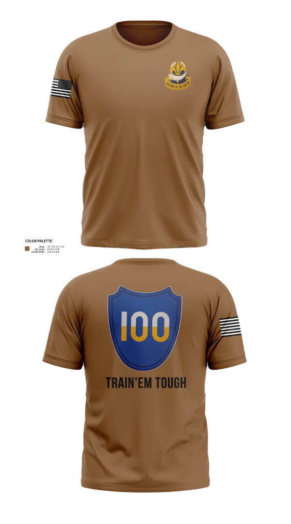 100th Training Division Old School Cotton Feel Shirt - 22
