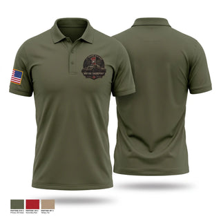 Short Sleeve Performance Polo, 1st Marine Regiment Motor Transport, Marines, Teamtime, Team time, sublimation, custom sports apparel, team uniforms, spirit wear, spiritwear, sports uniforms, custom shirts, team store, custom team store, fundraiser sports, apparel fundraiser