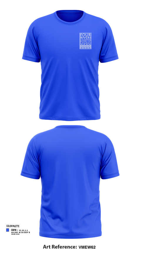 Short Sleeve Performance Shirt, Four Rivers, Cross Country, Teamtime, Team time, sublimation, custom sports apparel, team uniforms, spirit wear, spiritwear, sports uniforms, custom shirts, team store, custom team store, fundraiser sports, apparel fundraiser