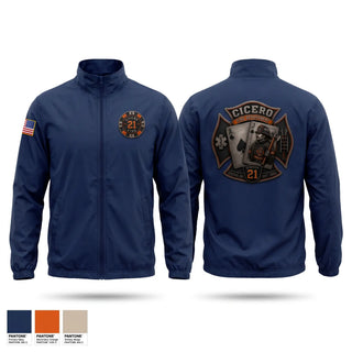 Windbreaker, Cicero Fire Department, Fire Department, Teamtime, Team time, sublimation, custom sports apparel, team uniforms, spirit wear, spiritwear, sports uniforms, custom shirts, team store, custom team store, fundraiser sports, apparel fundraiser