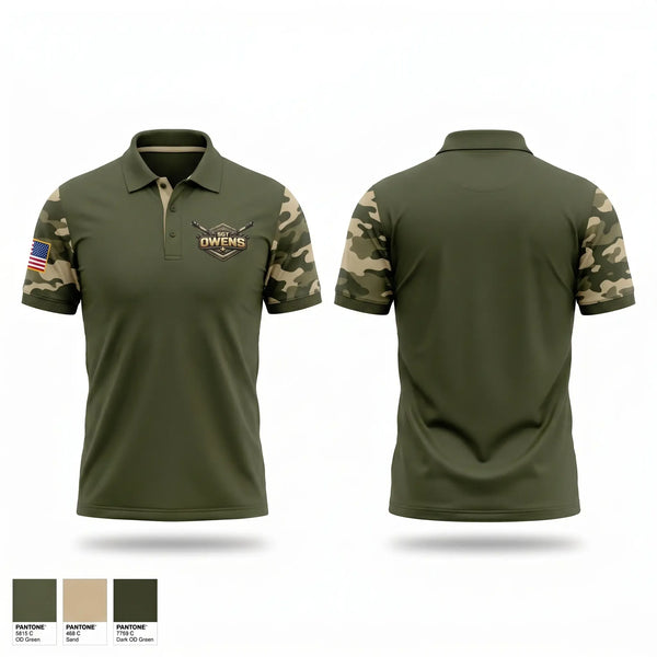 Short Sleeve Performance Polo, SGT OWENS, Wrestling, Teamtime, Team time, sublimation, custom sports apparel, team uniforms, spirit wear, spiritwear, sports uniforms, custom shirts, team store, custom team store, fundraiser sports, apparel fundraiser
