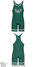 Woodland High School Wrestling 92560212 Wrestling Singlet - 1
