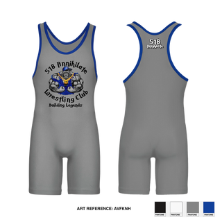 Wrestling Singlet, 518 Annihilate Wrestling Club, Wrestling, Teamtime, Team time, sublimation, custom sports apparel, team uniforms, spirit wear, spiritwear, sports uniforms, custom shirts, team store, custom team store, fundraiser sports, apparel fundraiser