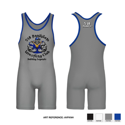 518 Annihilate Wrestling Club 20488804 Wrestling Singlet - 2