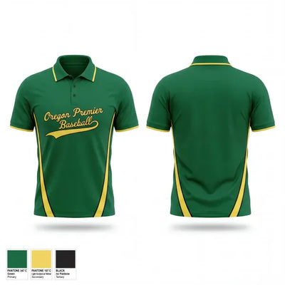 Oregon Premier Baseball 46210362 Short Sleeve Performance Polo - 1