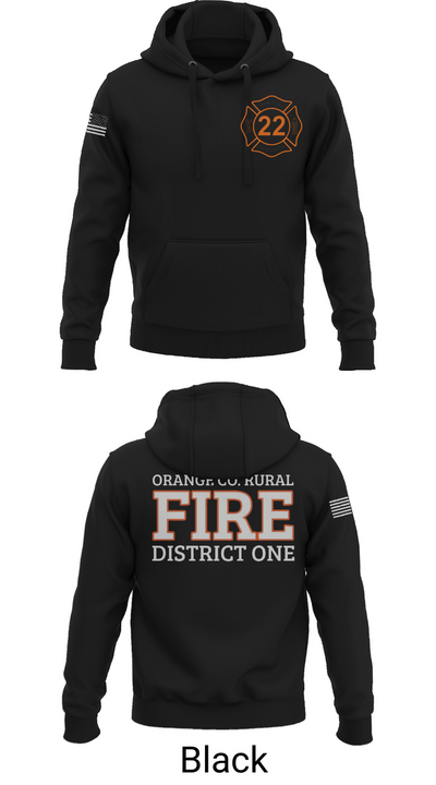 Orange County Rural District 1 Fire Department 66539276 Hoodie - 38