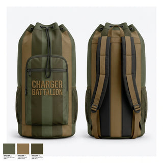 Gear Bag, Charger Battalion, Army, Teamtime, Team time, sublimation, custom sports apparel, team uniforms, spirit wear, spiritwear, sports uniforms, custom shirts, team store, custom team store, fundraiser sports, apparel fundraiser