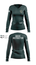 Academy-Basic Unit Women's Long Sleeve V-neck Shirt - 101