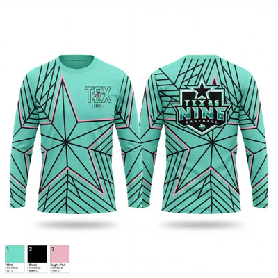 Texas Nine Elite 78496287 Long Sleeve Performance Shirt 1