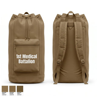 Gear Bag, 1st Medical Battalion, Navy, Teamtime, Team time, sublimation, custom sports apparel, team uniforms, spirit wear, spiritwear, sports uniforms, custom shirts, team store, custom team store, fundraiser sports, apparel fundraiser