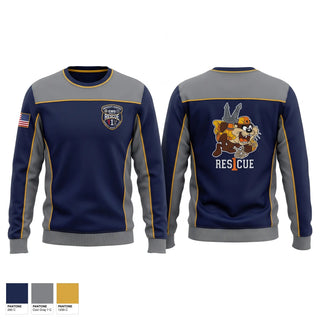 Crew Neck Sweatshirt, University Hospital EMS Rescue, EMS/EMT, Teamtime, Team time, sublimation, custom sports apparel, team uniforms, spirit wear, spiritwear, sports uniforms, custom shirts, team store, custom team store, fundraiser sports, apparel fundraiser