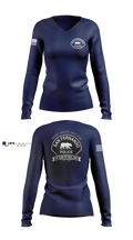 San Fernando Police Department Women's Long Sleeve V-neck Shirt - 6