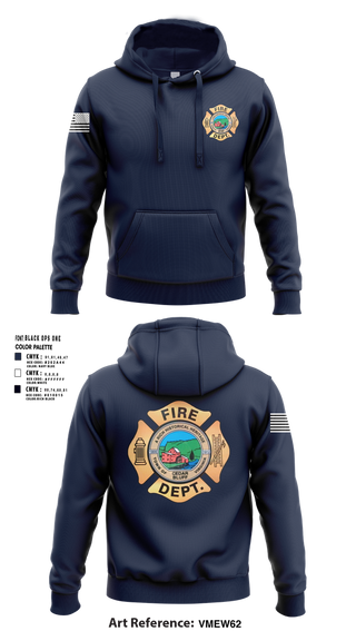 Hoodie, Cedar Bluff Fire Department, Fire Department, Teamtime, Team time, sublimation, custom sports apparel, team uniforms, spirit wear, spiritwear, sports uniforms, custom shirts, team store, custom team store, fundraiser sports, apparel fundraiser