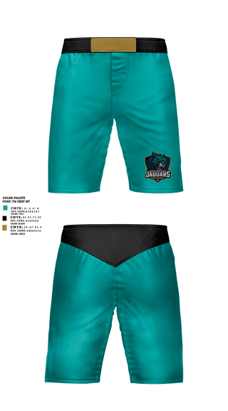 Fight Shorts, southeast Jaguars, , Teamtime, Team time, sublimation, custom sports apparel, team uniforms, spirit wear, spiritwear, sports uniforms, custom shirts, team store, custom team store, fundraiser sports, apparel fundraiser