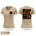 Lower Yoder fire Women's Short Sleeve V-neck Shirt - 1
